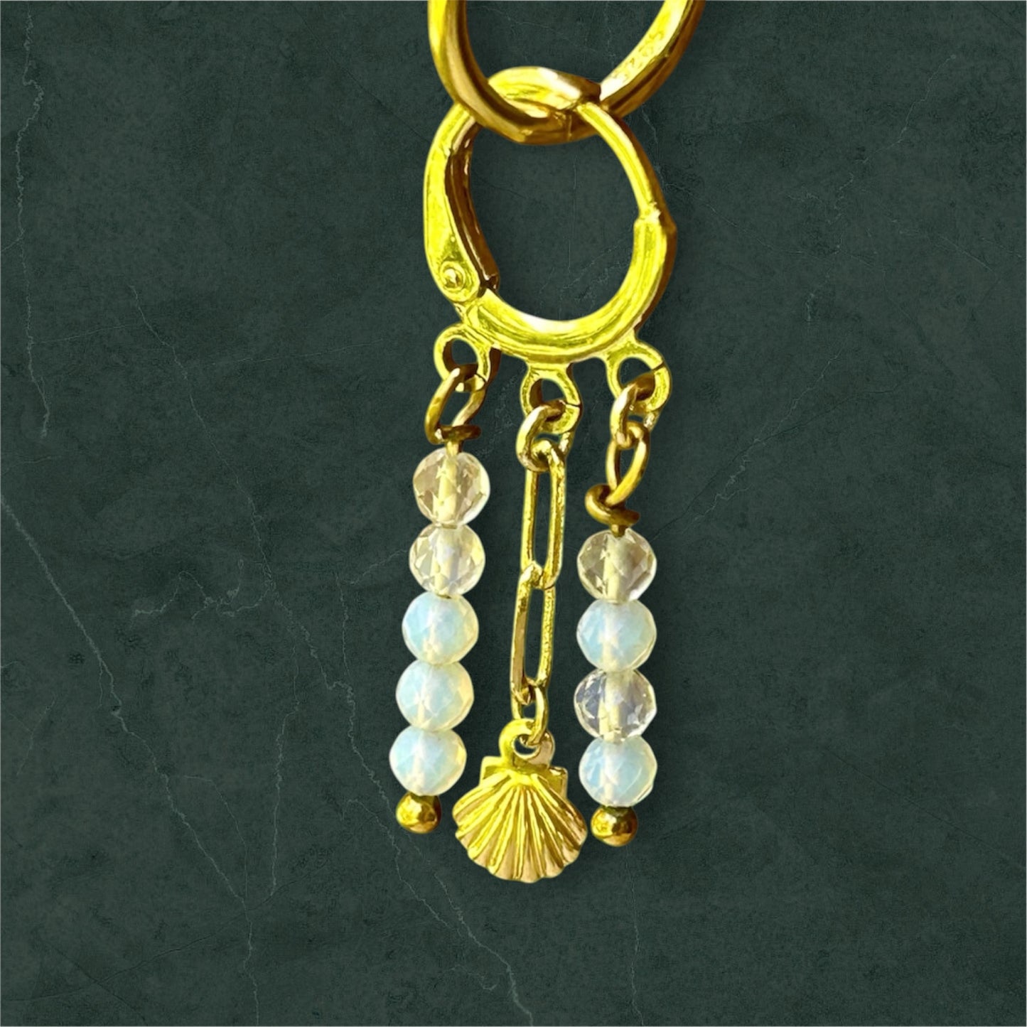 Waggyl Earrings - Opalite Gemstone