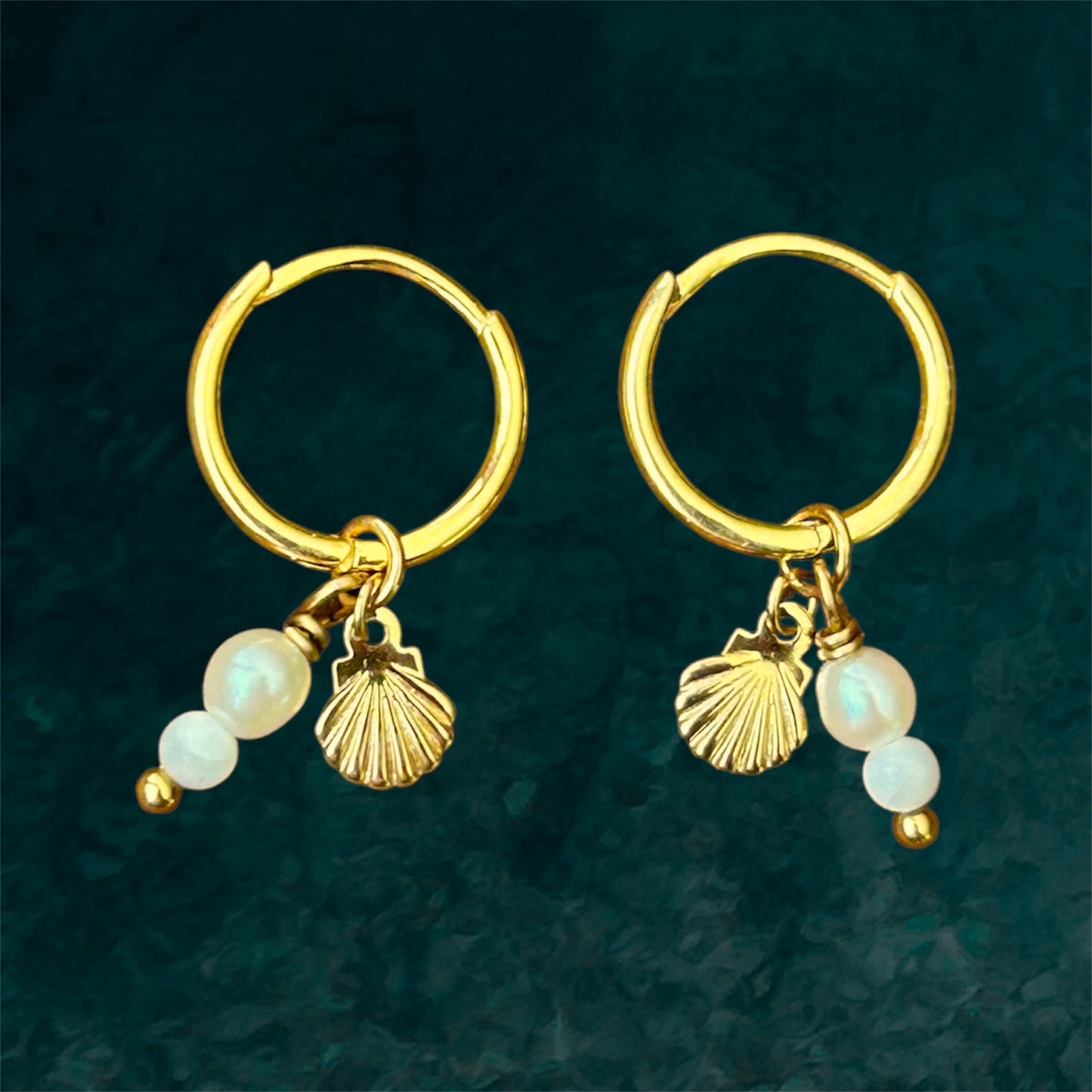 Small Hoops "Moonies" Mini Shell