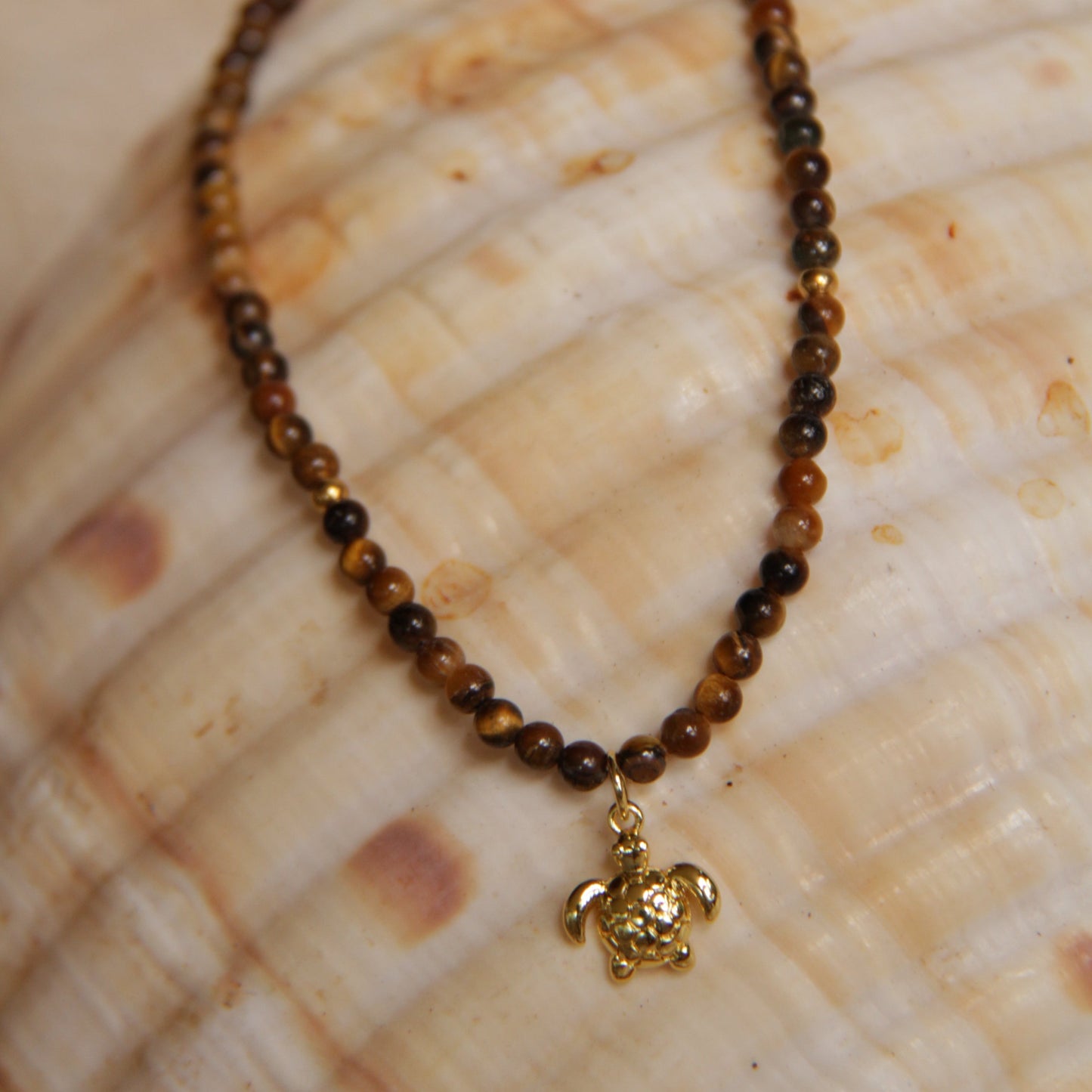 Gemstone Choker Turtle Tigerseye