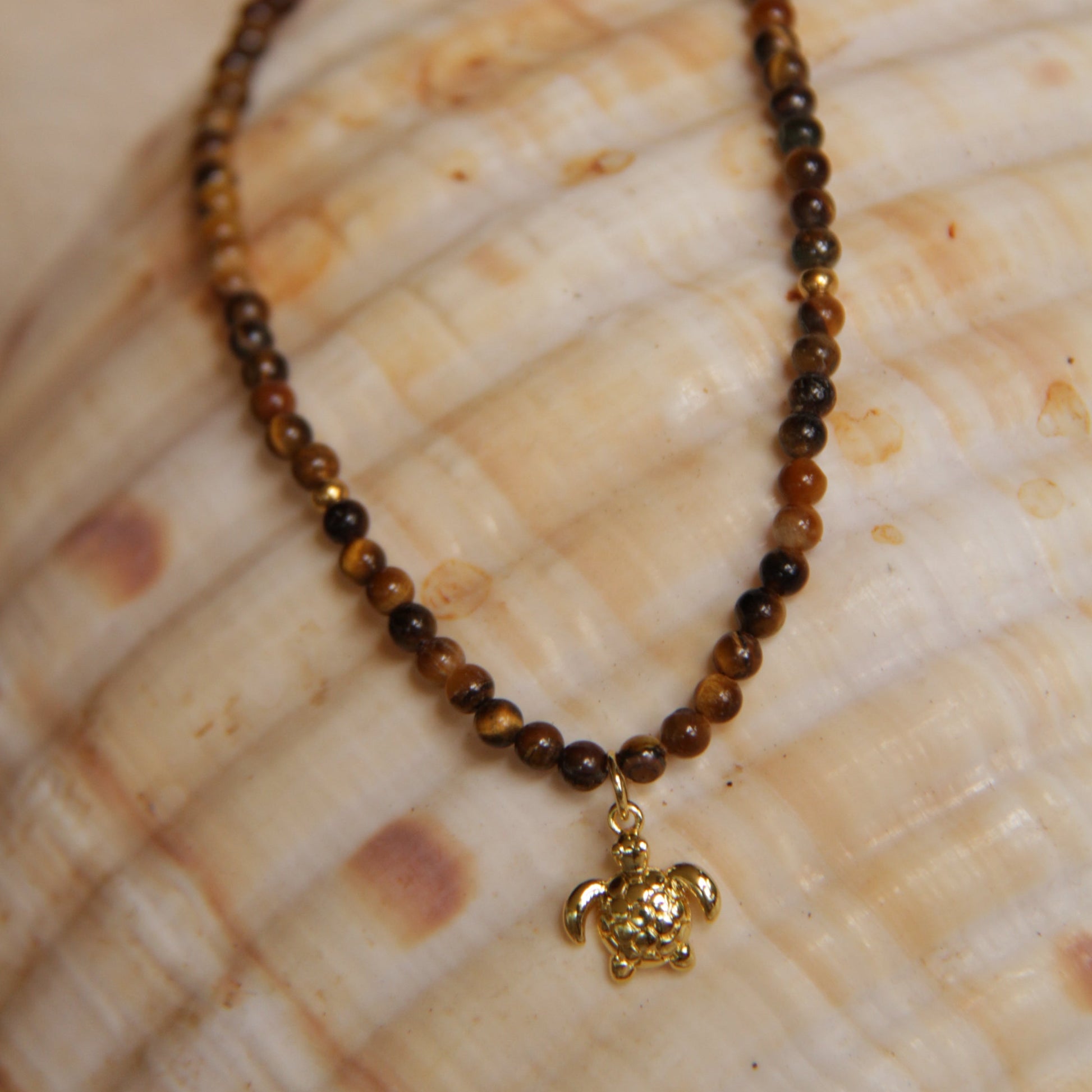 Gemstone Choker Turtle Tigerseye