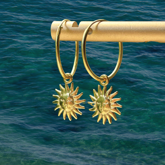Medium Hoops "Seacharm" - Sun