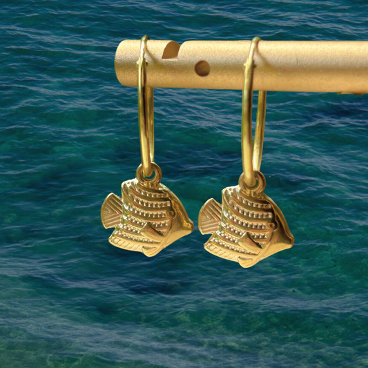 Medium Hoops - Fish